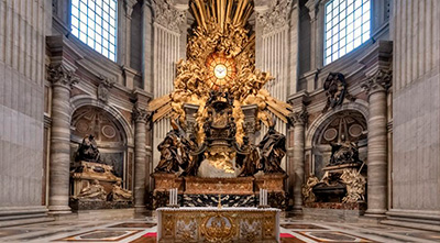 Celebración de la Cátedra de San Pedro en la Basílica de la Esperanza Macarena
