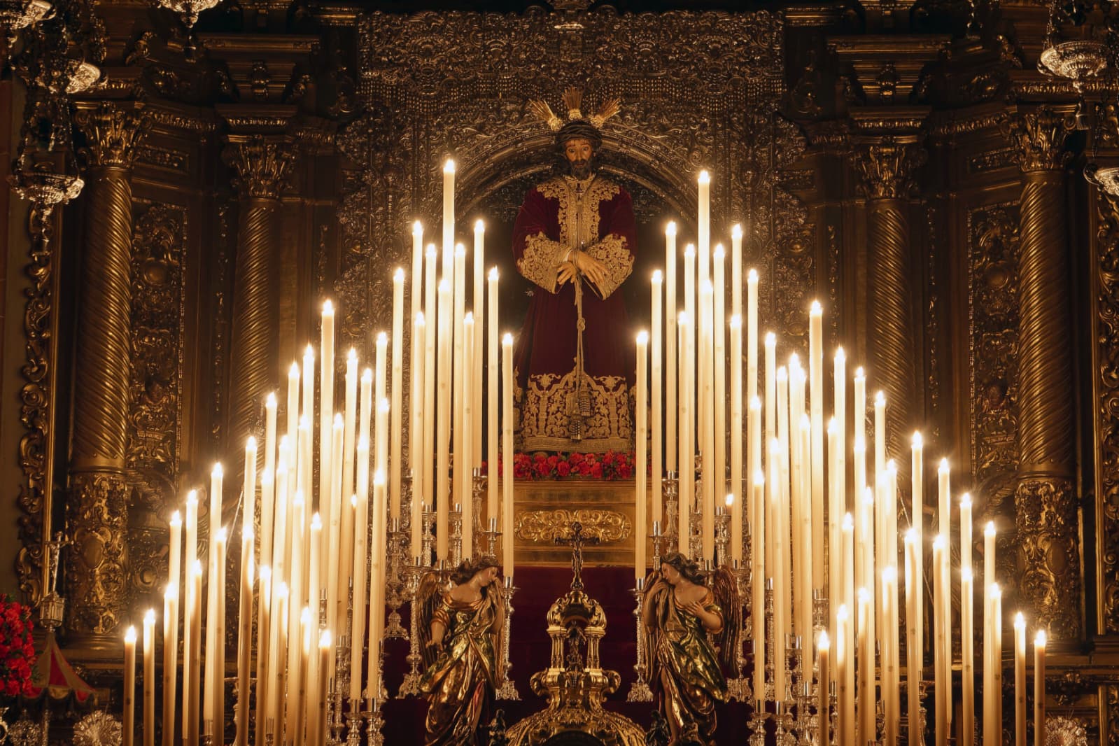 Galería gráfica de Nuestro Padre Jesús de la Sentencia a la luz de las velas