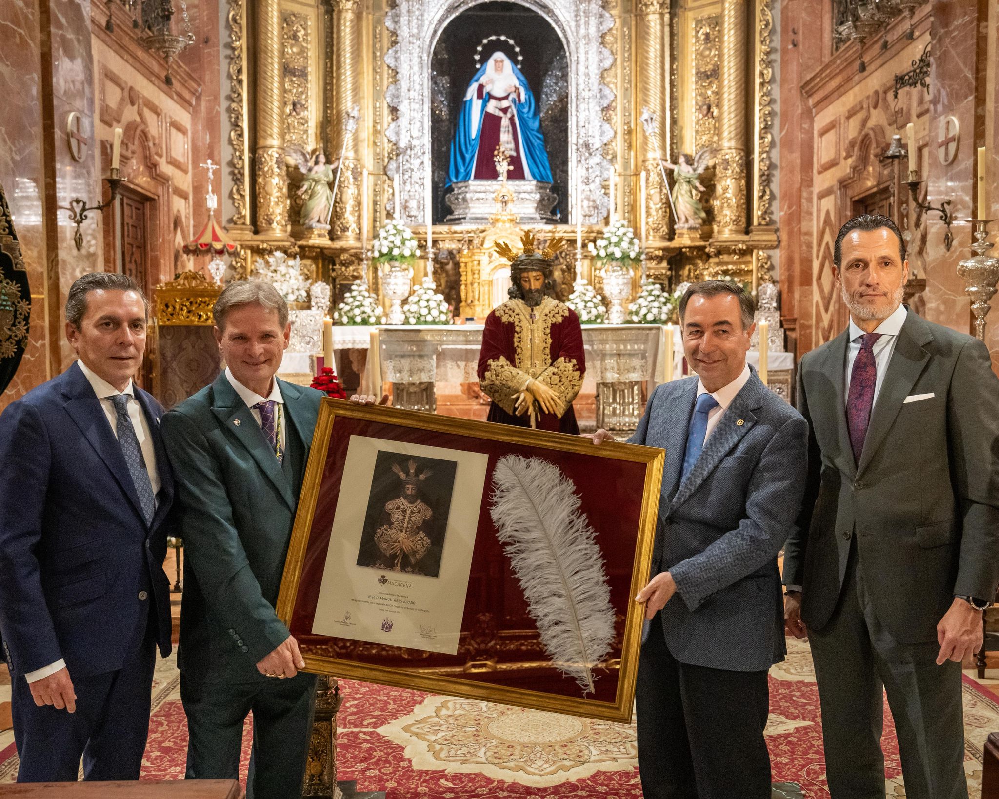 Manuel Jesús Jurado emociona en la Basílica con un pregón de los armaos cargado de vivencias y devoción Macarena