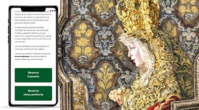 Nueva web para la gestión online de la mesa petitoria y del Camarín de la Santísima Virgen