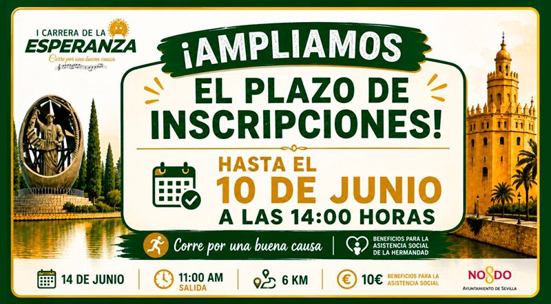 Apúntate a la I Carrera de la Esperanza hasta el 10 de Junio